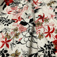 NOTATIONS ORANGE/BLACK FLORAL SKIRT S 3X