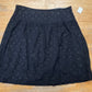 APOSTROPHE BLACK EYELET SKIRT SZ 16