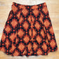 LULAROE ORANGE SKIRT SZ XL