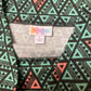 LULAROE TEAL/PEACH SKIRT SZ M/L