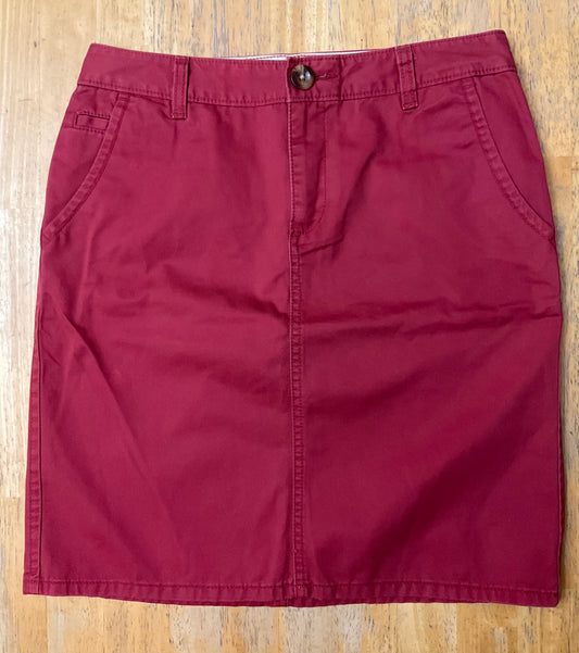 DOCKERS RUST SKIRT SZ 2
