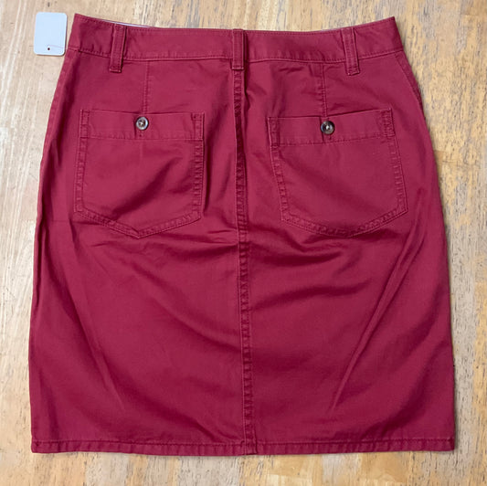 DOCKERS RUST SKIRT SZ 2