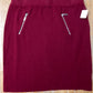 ALFANI RED SKIRT SZ L