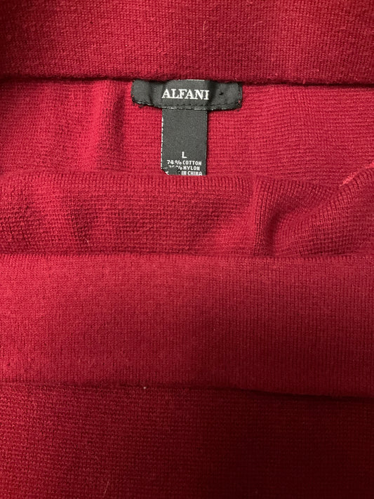 ALFANI RED SKIRT SZ L