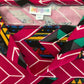 LULAROE PINK PATTERN SKIRT SZ M