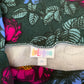 LULAROE GREEN, PINK SKIRT SZ M