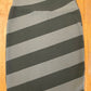 LULAROE GRAY/SAGE SKIRT S M