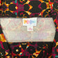 NWT LULAROE BLACK/MULTI COLORED SKIRT SZ M