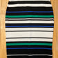 ECI NEW YORK STRIPED SKIRT SZ S