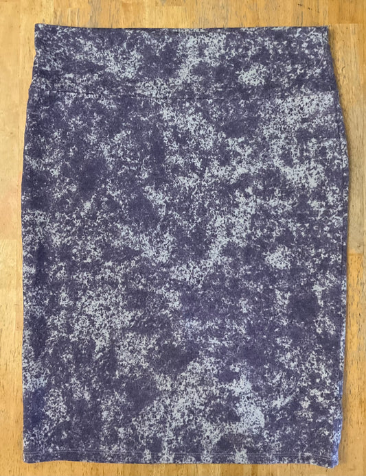 LULAROE PURPLE/GRAY PENCIL SKIRT S XL