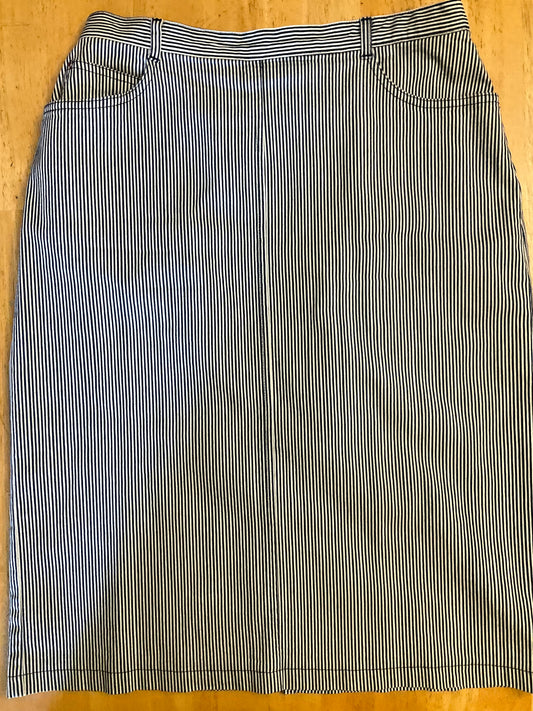 BIANCA BLUE WHITE SKIRT SZ S/M