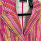 DKNY JEANS PINK/ORANGE JACKET SZ S