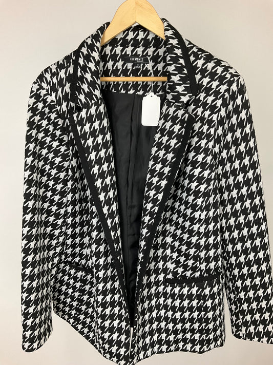 ELEMENTZ BLACK/WHITE BLAZER SZ 2X