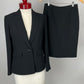 KASPER BLACK SKIRT SUIT SZ 4