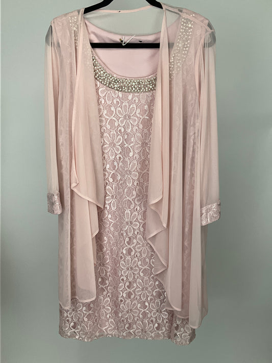 No brand pink evening gown
