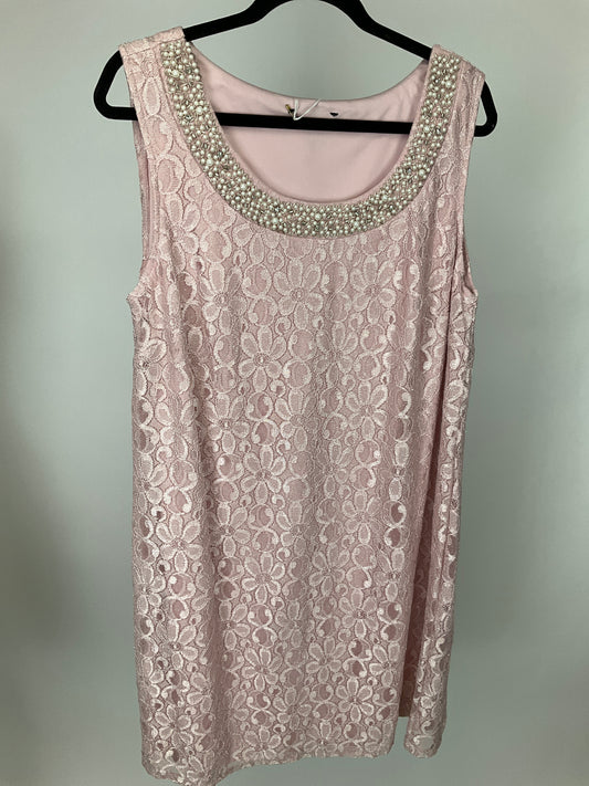 No brand pink evening gown
