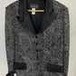 ALEX EVENING BLACK/SILVER BLAZER SZ 18