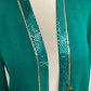 ST JOHN EVENING GREEN BLAZER SZ 2