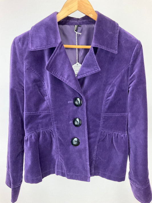 AMBITION PURPLE BLAZER SZ M