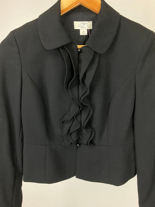 ANN TAYLOR LOFT BLACK BLAZER SZ 4P