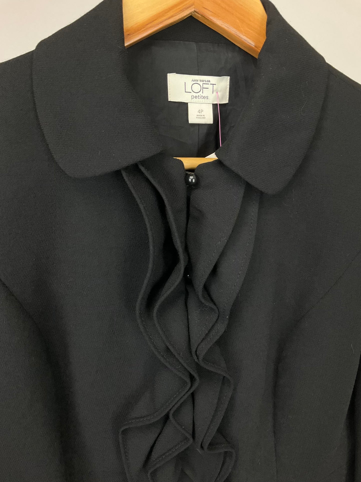 ANN TAYLOR LOFT BLACK BLAZER SZ 4P