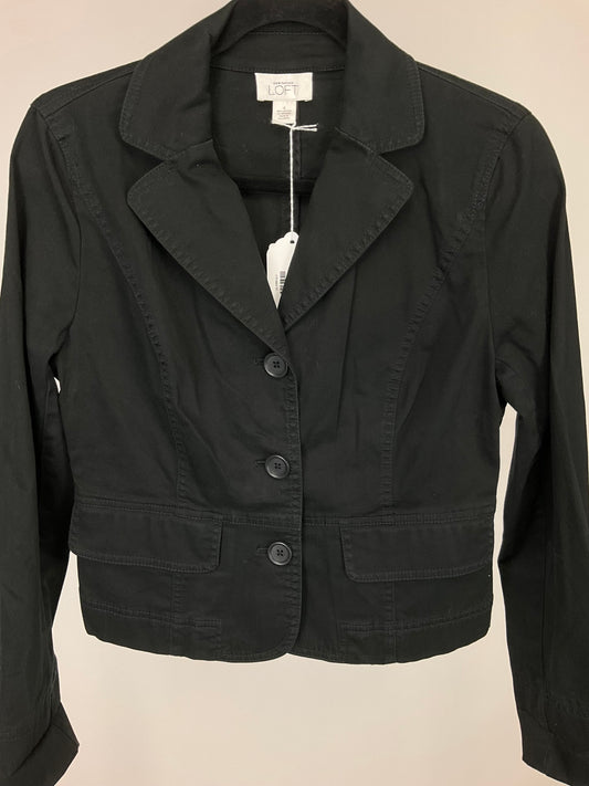 ANN TAYLOR LOFT BLACK BLAZER SZ 4