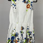 DB BLUE FLORAL DRESS SZ 12