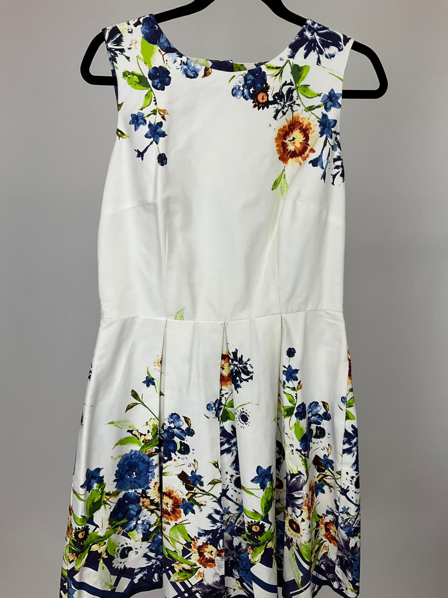 DB BLUE FLORAL DRESS SZ 12