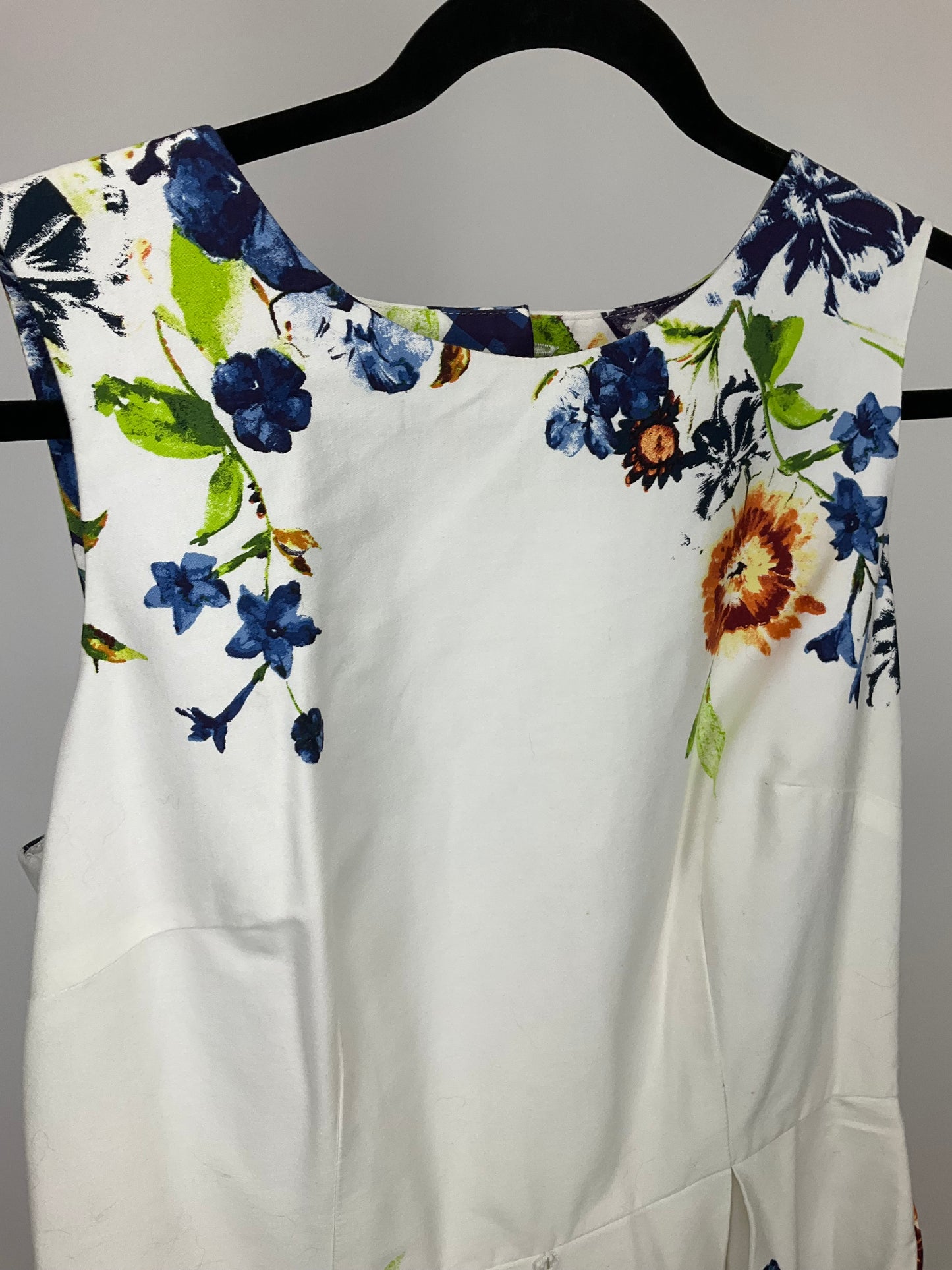 DB BLUE FLORAL DRESS SZ 12