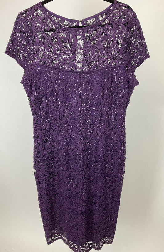 MARINA PURPLE DRESS SZ XL