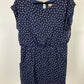 MOSSIMO BLUE/WHITE POLKA DOT DRESS SZ XXL