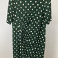 CONNECTED APPAREL GREEN CREAM DRESS SZ 18W