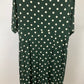CONNECTED APPAREL GREEN CREAM DRESS SZ 18W
