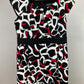 JESSICA HOWARD RED/BLACK/WHITE DRESS SZ 14