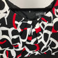 JESSICA HOWARD RED/BLACK/WHITE DRESS SZ 14