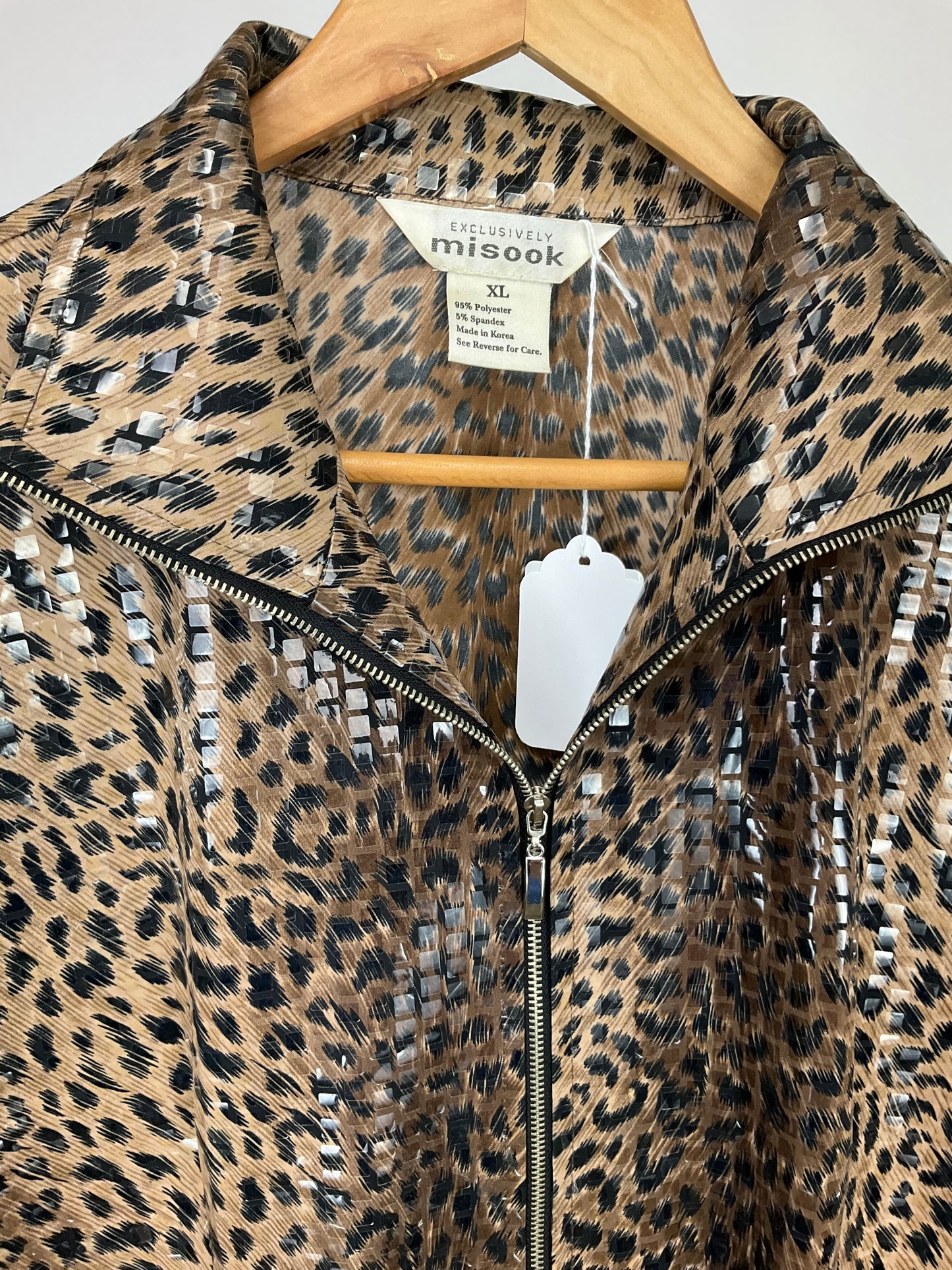 MISOOK TAN BLACK JACKET SZ XL