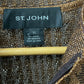 ST JOHN COPPER CARDIGAN SET SZ XL