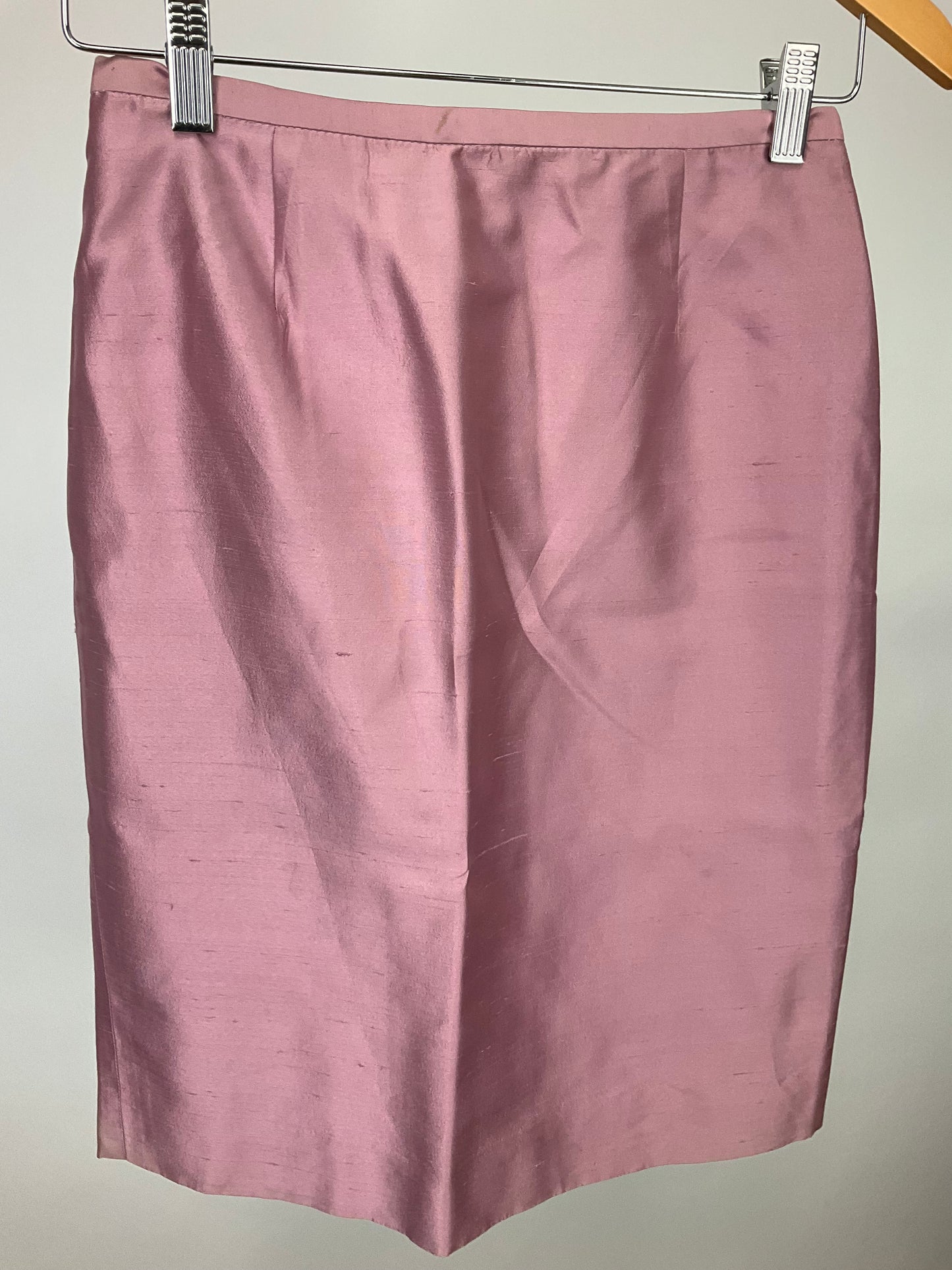 DANA BUCHMAN PINK/GREEN SKIRT SUIT SZ 2/4