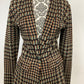 BELLDINI BLACK/GREEN/ORANGE BLAZER SZ S