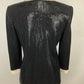 ST JOHN COUTURE BLACK/WHITE BLAZER SZ 2