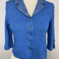 ST JOHN COLLECTION BLUE BLAZER SZ 2