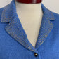ST JOHN COLLECTION BLUE BLAZER SZ 2