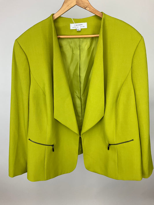 TAHARI GREEN BLAZER SZ 24W