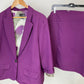 T. MILANO PURPLE SKIRT SUIT SZ 22W