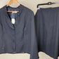 LE SUIT WOMAN BLUE SKIRT SUIT SZ 22W