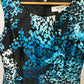 JONES STUDIO BLUE/BLACK DRESS SZ 8