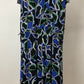 CHICO'S BLUE GREEN DRESS SZ 16