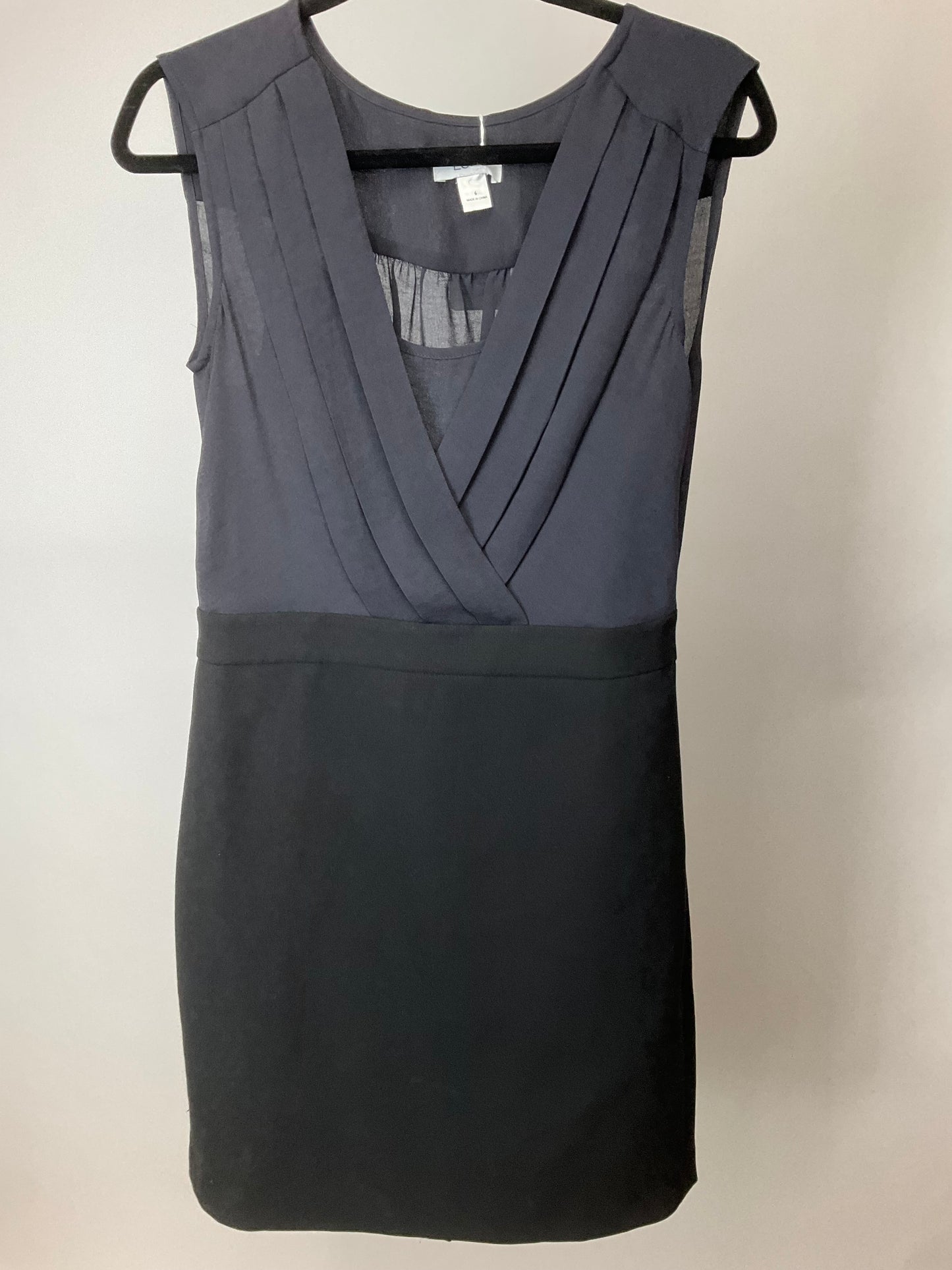 ANN TAYLOR LOFT BLACK DRESS SZ 6