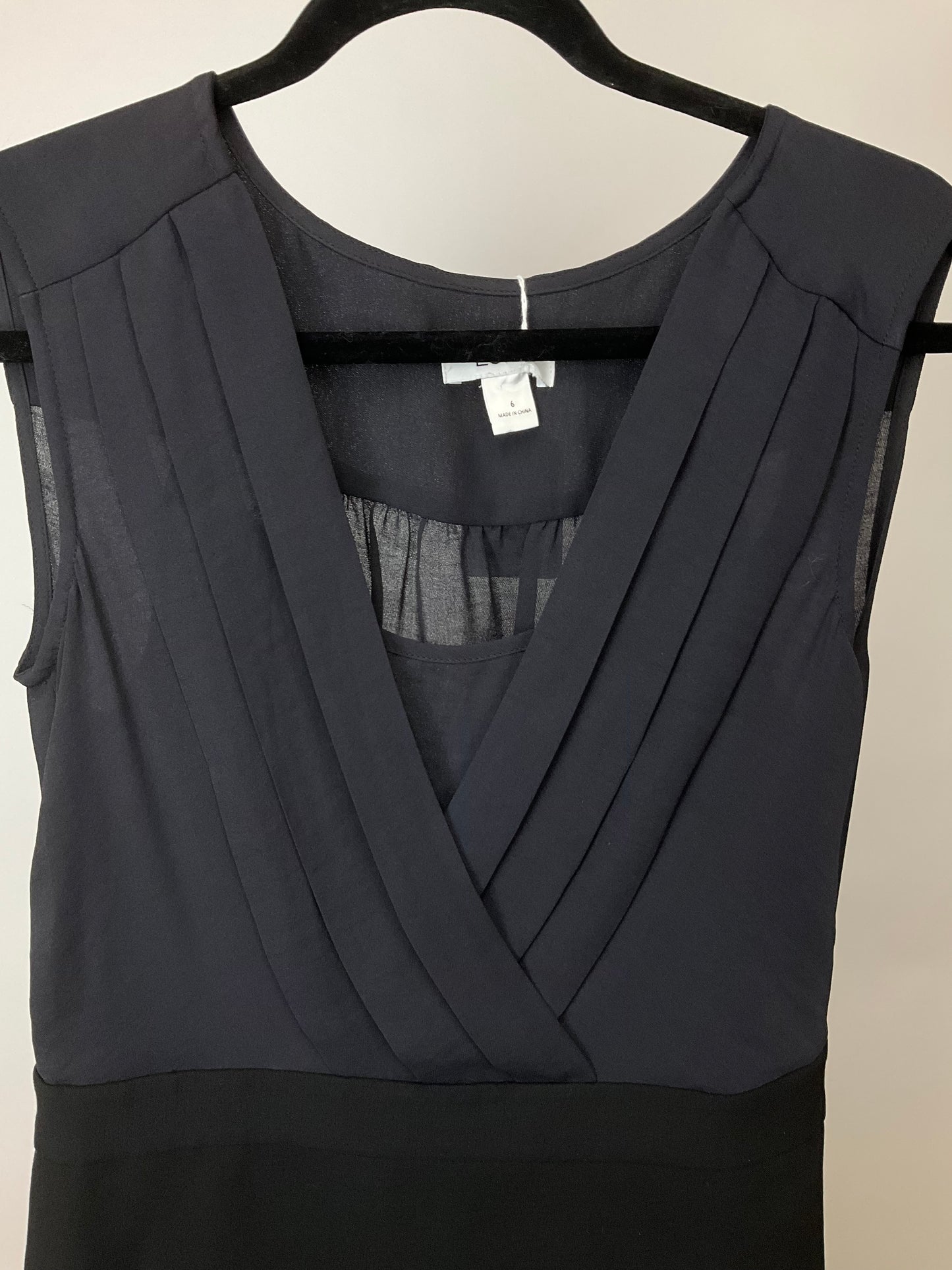 ANN TAYLOR LOFT BLACK DRESS SZ 6