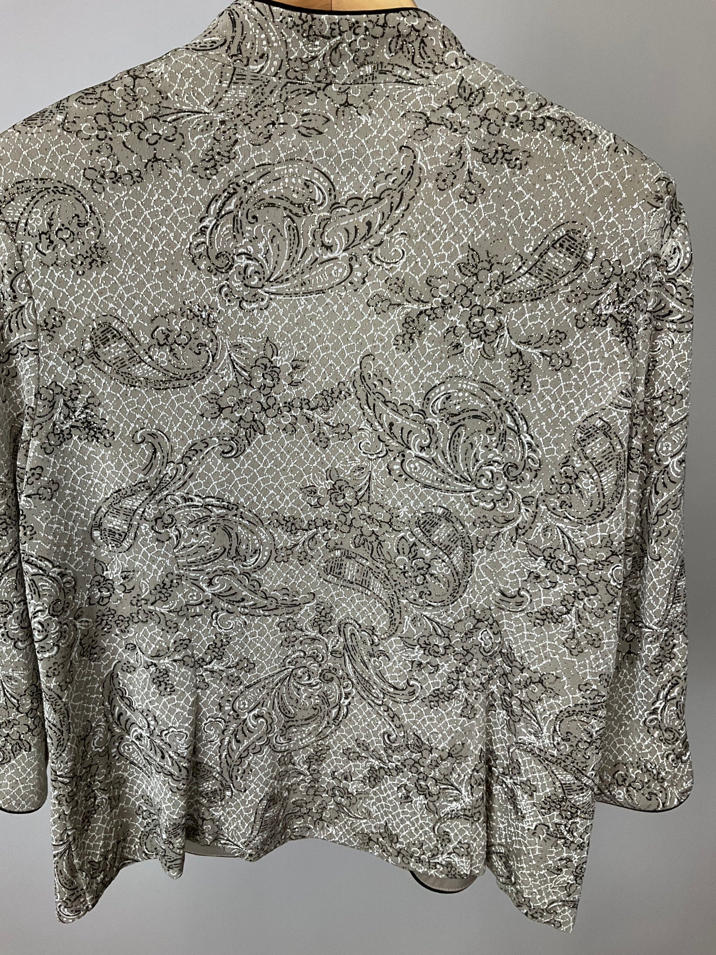 ALEX EVENING TAN/BROWN JACKET SET SZ XLP